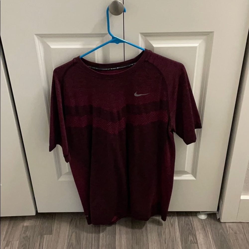 Maroon Nike T shirt